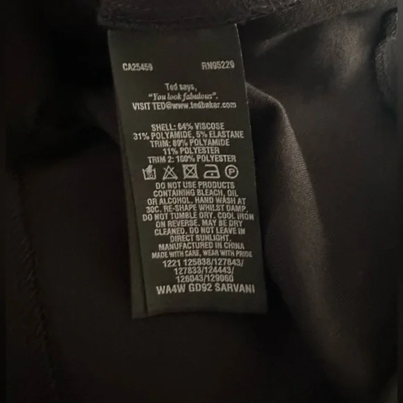 Ted Baker Saruani Scallop Lace Dress Size 2 - Picture 8 of 8